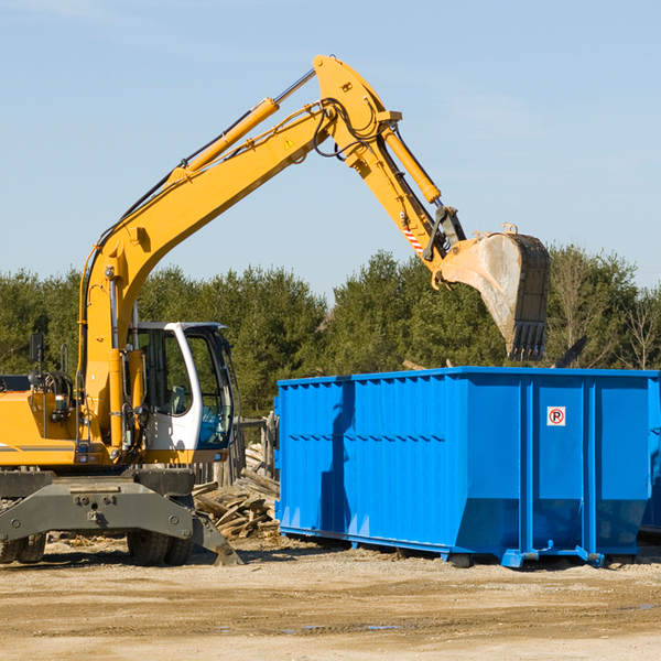 what size residential dumpster rentals are available in Blanchard